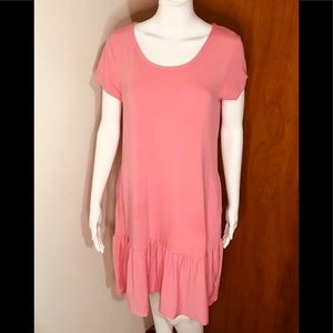 Nina Leonard peach summer dress